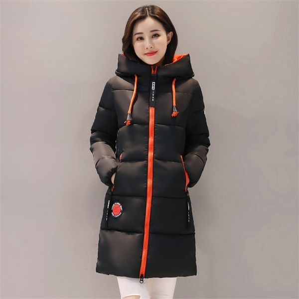women winter jacket hooded warm thicken cotton padded women winter coat female outwear parka casaco feminina inverno 201214, Black
women winter jacket hooded warm thicken cotton padded women winter coat female outwear parka casaco feminina inverno 201214, Black