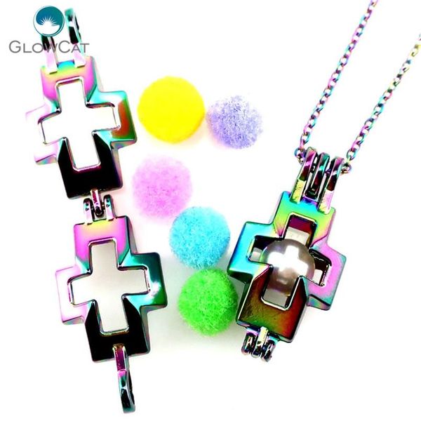 c513 rainbow color 30mm blank cross religious beads cage pendant aroma essential oil diffuser locket necklace wmtkql, Silver
c513 rainbow color 30mm blank cross religious beads cage pendant aroma essential oil diffuser locket necklace wmtkql, Silver