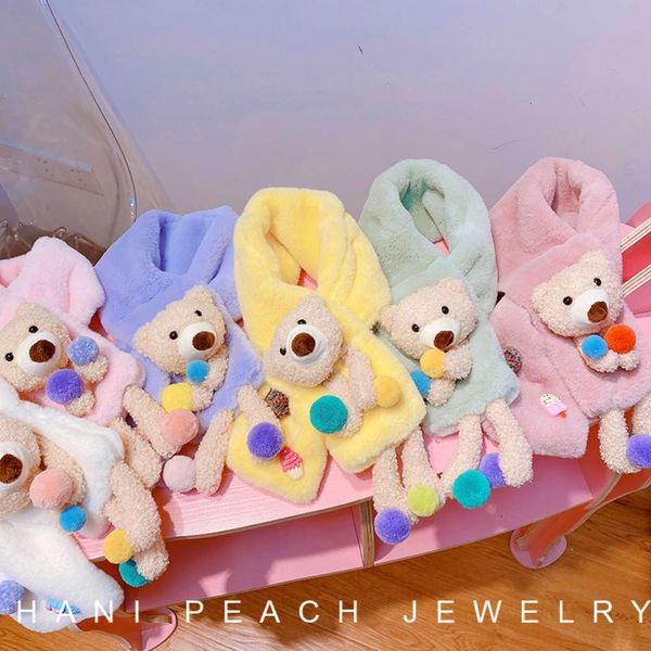 ball bear. ho559a05 winter new korean macarone warm plush scarf for children, Red;brown
ball bear. ho559a05 winter new korean macarone warm plush scarf for children, Red;brown