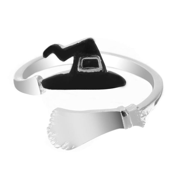 cluster rings doreenbeads fashion silver color black copper witch hat broom style creative halloween acessories charms,1 piece, Golden;silver
cluster rings doreenbeads fashion silver color black copper witch hat broom style creative halloween acessories charms,1 piece, Golden;silver