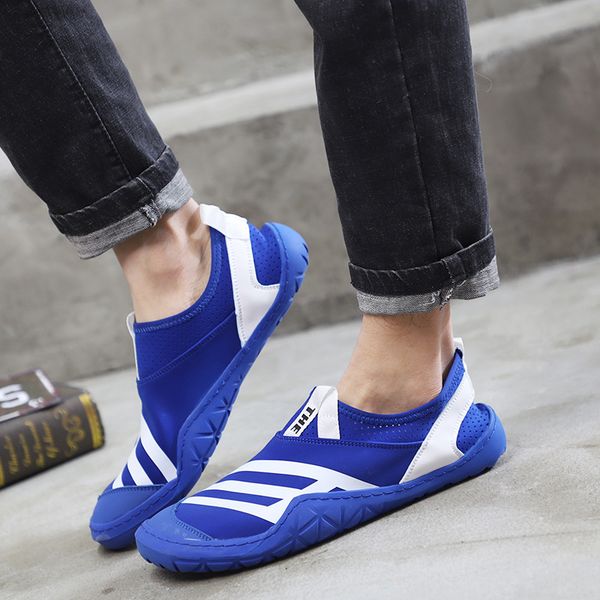2021 summer new personalized men's shallow casual shoes mesh breathable fashion sneakers, Black