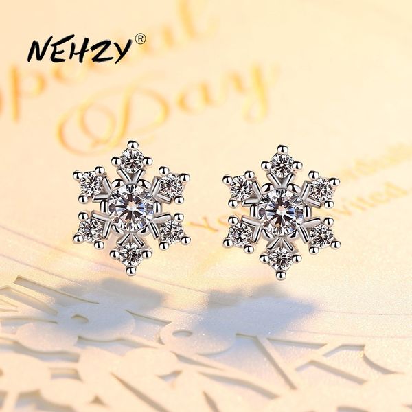 nehzy 925 sterling silver stud woman fashion jewelry retro simple snowflake crystal zircon earrings q1219, Golden;silver
nehzy 925 sterling silver stud woman fashion jewelry retro simple snowflake crystal zircon earrings q1219, Golden;silver