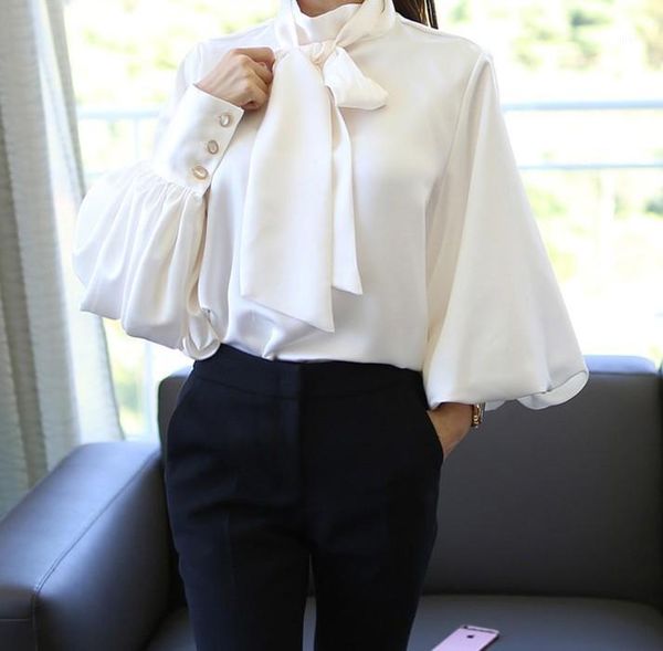 pure white bow tie blouse chiffon women office shirt lantern sleeve blouses blusas femininas formal ladies 1
pure white bow tie blouse chiffon women office shirt lantern sleeve blouses blusas femininas formal ladies 1