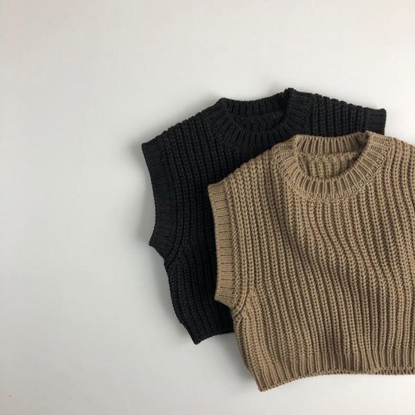 pullover kids sweater 2021 knitted vests toddler girls o-neck solid color vest boy casual sleeveless fashion sweaters, Blue
pullover kids sweater 2021 knitted vests toddler girls o-neck solid color vest boy casual sleeveless fashion sweaters, Blue