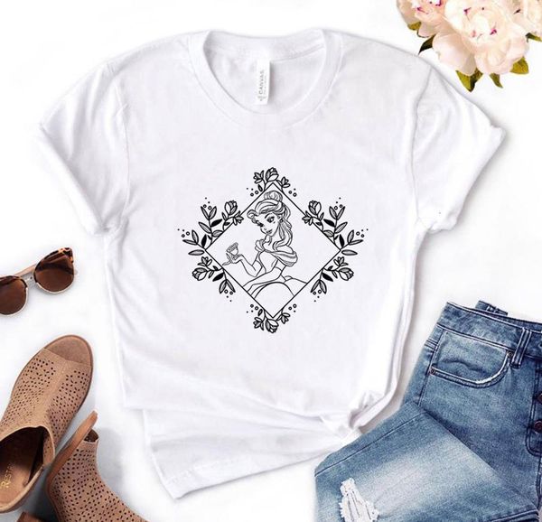 princess print women tshirt cotton casual funny t shirt gift for lady yong girl tee pm-159, White
princess print women tshirt cotton casual funny t shirt gift for lady yong girl tee pm-159, White