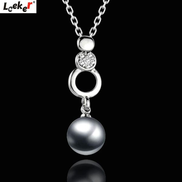 leeker vintage jewelry gray white pearl necklace women round loop pendant wedding chain 200 lk7, Silver
leeker vintage jewelry gray white pearl necklace women round loop pendant wedding chain 200 lk7, Silver