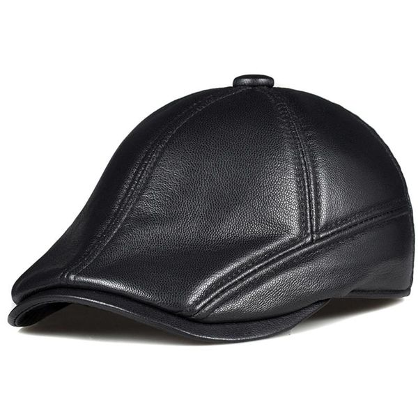 berets flat cap for men women autumn winter real leather male beret patchwork black brown british style men's ivy, Blue;gray
berets flat cap for men women autumn winter real leather male beret patchwork black brown british style men's ivy, Blue;gray