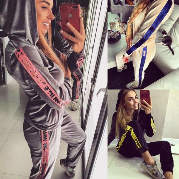 brand female hoodies and pants set women long sleeve hooded sweatshirt tracksuit sweat coat autumn casual sportswear 2 piece set1, White
brand female hoodies and pants set women long sleeve hooded sweatshirt tracksuit sweat coat autumn casual sportswear 2 piece set1, White