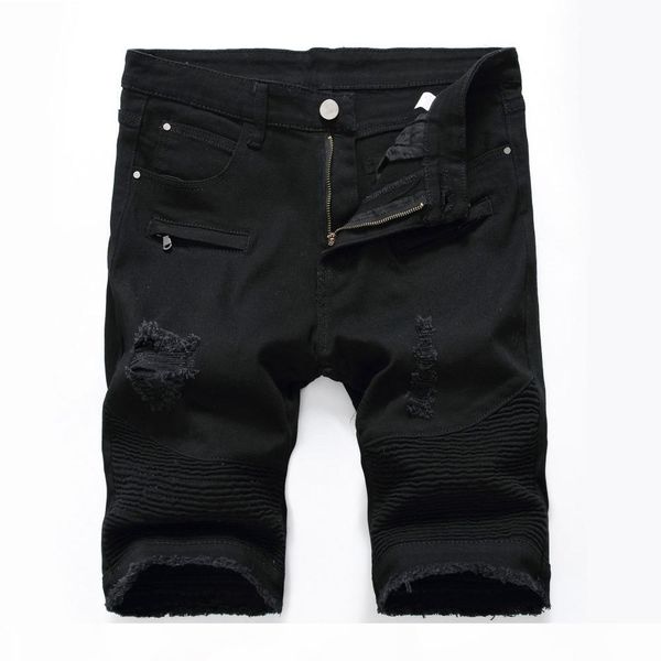 new high street shorts hip hop fashion summer male short jeans soft and comfortable hole shorts jeans, Blue
new high street shorts hip hop fashion summer male short jeans soft and comfortable hole shorts jeans, Blue