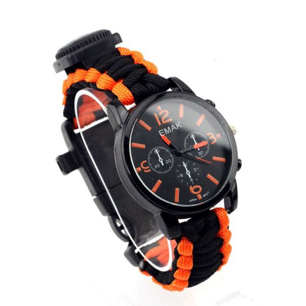 help whistle wilderness flint call for button multifunction compass watch waterproof luminous men's watch, Slivery;brown
help whistle wilderness flint call for button multifunction compass watch waterproof luminous men's watch, Slivery;brown