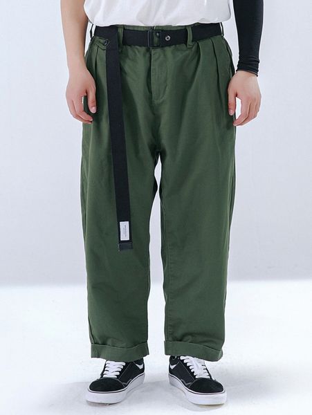 extended sizes men patched detail belted pants e8ev#, Black
extended sizes men patched detail belted pants e8ev#, Black