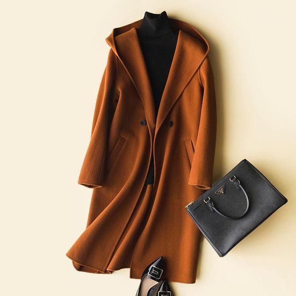 winter 100% wool coat women clothes 2020 elegant autumn woolen coat female long vintage women's winter jackets and coats lw14161, Black
winter 100% wool coat women clothes 2020 elegant autumn woolen coat female long vintage women's winter jackets and coats lw14161, Black