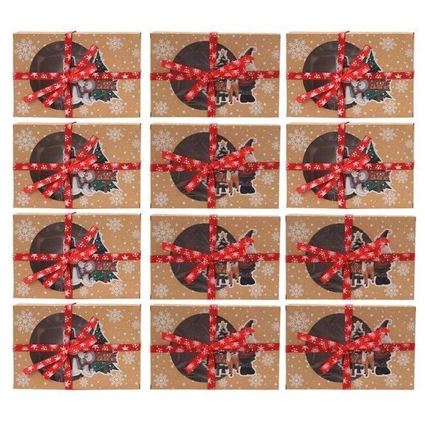 24 pcs fashion decorative chic kraft paper box biscuit packing box candy box storage container for christmas gift party holiday wmtgjl
24 pcs fashion decorative chic kraft paper box biscuit packing box candy box storage container for christmas gift party holiday wmtgjl