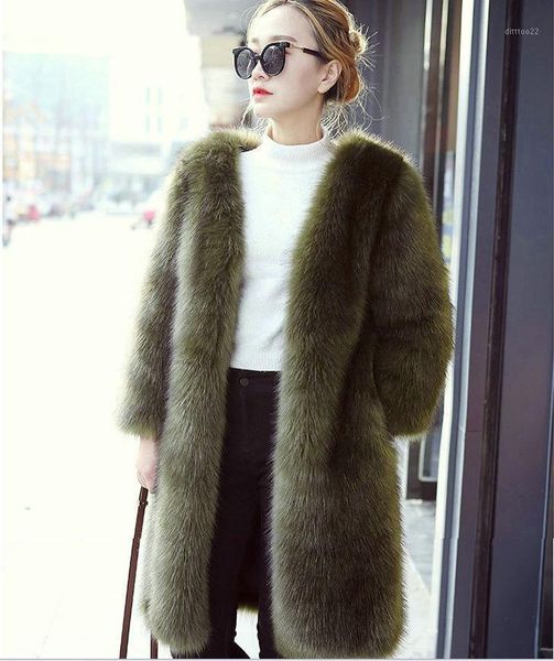 women's fur & faux winter women long coat thick fluffy full sleeve luxury jacket elegant mujer bontjas warm furry shaggy outerwear1, Black
women's fur & faux winter women long coat thick fluffy full sleeve luxury jacket elegant mujer bontjas warm furry shaggy outerwear1, Black