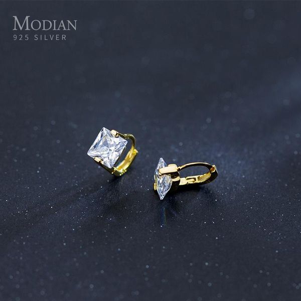 hoop & huggie modian tiny square cz gold color earrings for women 925 sterling silver small ear hoops female fashion jewelry bijoux, Golden;silver
hoop & huggie modian tiny square cz gold color earrings for women 925 sterling silver small ear hoops female fashion jewelry bijoux, Golden;silver