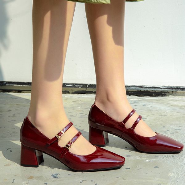 2020 concise portrait elegant bombs new genuine leather toe square foot mary janes high-heel shoes casual spring summer woman v2al, Black
2020 concise portrait elegant bombs new genuine leather toe square foot mary janes high-heel shoes casual spring summer woman v2al, Black