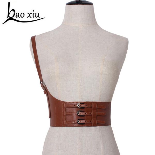 2020 new brand design belts for dress pu leather women luxury punk rivets strap elastic wide waist female skirt belt cinto, Black;brown
2020 new brand design belts for dress pu leather women luxury punk rivets strap elastic wide waist female skirt belt cinto, Black;brown