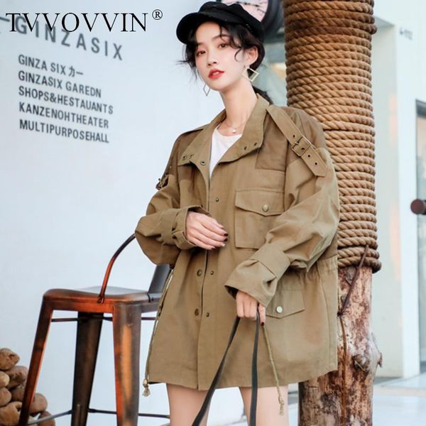tvvovvin spring new safari style plus size khaki women coats korea big pockets ladies women jacket casual loose overcoat xf911, Black;brown
tvvovvin spring new safari style plus size khaki women coats korea big pockets ladies women jacket casual loose overcoat xf911, Black;brown