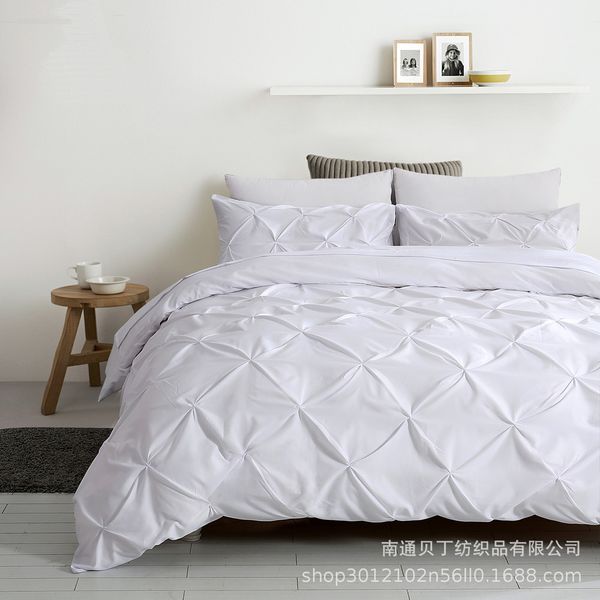 three-piece bedding sets quilt cover pillow case duvet cover handmade pulling flower pure color comforters quilt bed suits
three-piece bedding sets quilt cover pillow case duvet cover handmade pulling flower pure color comforters quilt bed suits