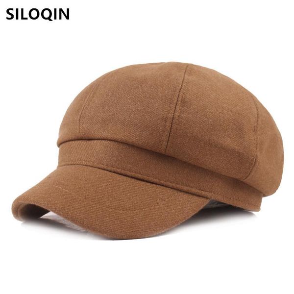 berets siloqin multicolor autumn winter women's hat cotton simple casual brands caps snapback cap young mother's beret hats, Blue;gray
berets siloqin multicolor autumn winter women's hat cotton simple casual brands caps snapback cap young mother's beret hats, Blue;gray