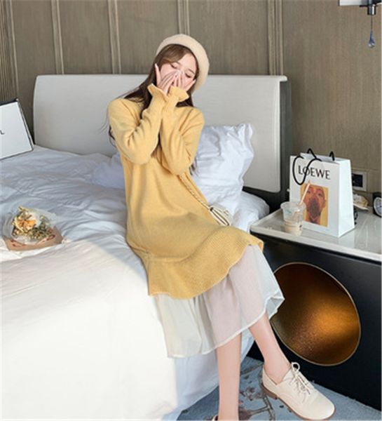 womens knitting sweater dresses fashion trend long sleeve high neck temperament skirts designer female autumn white casual dress, Black;gray
womens knitting sweater dresses fashion trend long sleeve high neck temperament skirts designer female autumn white casual dress, Black;gray