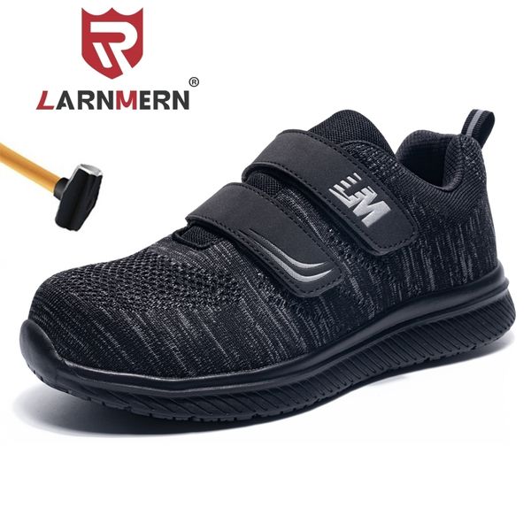 larnmern men's safety shoes steel toe hook&loop construction protective footwear lightweight breathable shockproof work boots y200915, Black;brown
larnmern men's safety shoes steel toe hook&loop construction protective footwear lightweight breathable shockproof work boots y200915, Black;brown