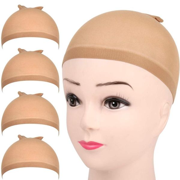 2pcs wig liner cap cover mesh hair one-end faux silk net hat hairpiece accessory hairdressing tool, Brown
2pcs wig liner cap cover mesh hair one-end faux silk net hat hairpiece accessory hairdressing tool, Brown