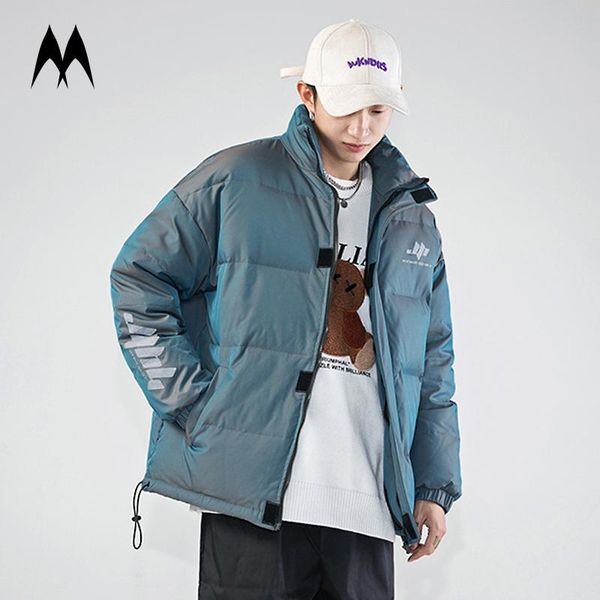 men's down & parkas reflective winter coats men 2021 brand thick warm jacket streetwear male high street jackets outerwear, Black
men's down & parkas reflective winter coats men 2021 brand thick warm jacket streetwear male high street jackets outerwear, Black