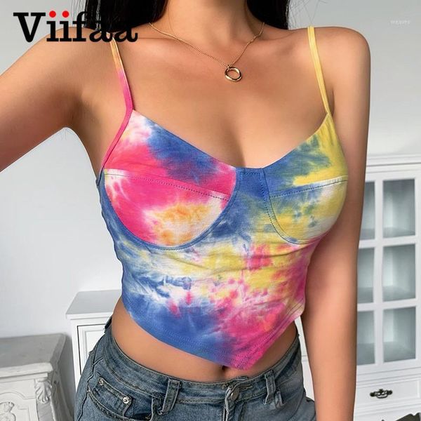 viifaa tie dye crop multicolor print women 2020 fashion clothes streetwear summer party spaghetti strap cami, White
viifaa tie dye crop multicolor print women 2020 fashion clothes streetwear summer party spaghetti strap cami, White