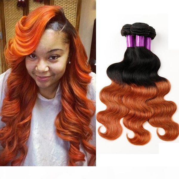 two tone brazilian ombre dark auburn brown human hair 3 bundles brazilian 1b 33# body wave virgin human hair weave extensions deals, Black
two tone brazilian ombre dark auburn brown human hair 3 bundles brazilian 1b 33# body wave virgin human hair weave extensions deals, Black