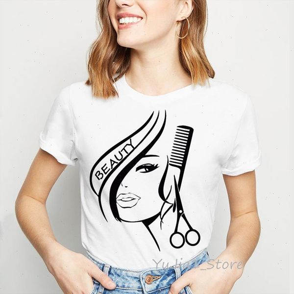 hair beauty design t shirts for women simple tees barbershop custom tshirt summer harajuku kawaii shirt woman clothes, White
hair beauty design t shirts for women simple tees barbershop custom tshirt summer harajuku kawaii shirt woman clothes, White
