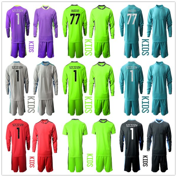 2020 2021 youth kids long sleeve boy #1 tomasz szczesny jerseys 77 buffon goalkeeper soccer sets jerseys shirts football kit set, Black
2020 2021 youth kids long sleeve boy #1 tomasz szczesny jerseys 77 buffon goalkeeper soccer sets jerseys shirts football kit set, Black