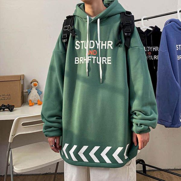 hoodies men plus velvet thickening handsome hong kong style loose trendy korean autumn winter student couples sweatshirt, Black
hoodies men plus velvet thickening handsome hong kong style loose trendy korean autumn winter student couples sweatshirt, Black