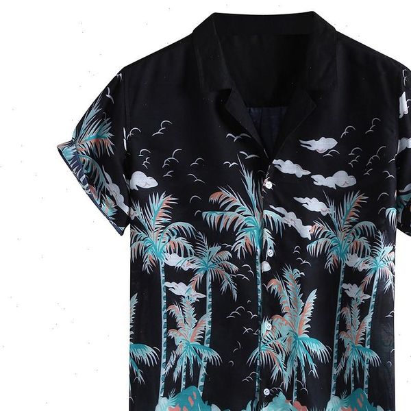 fashion men shirts mens blouse autumn printed hawaiian loose beachwear short sleeve casual work cotton buttons male shirt top, White;black
fashion men shirts mens blouse autumn printed hawaiian loose beachwear short sleeve casual work cotton buttons male shirt top, White;black