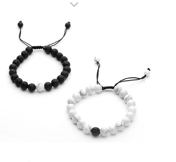 beaded, strands 2pcs/lot fashion friendship woven stone bracelet natural howlite chakra healing men lava bangle for love, Black
beaded, strands 2pcs/lot fashion friendship woven stone bracelet natural howlite chakra healing men lava bangle for love, Black