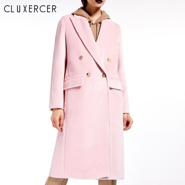 high street style women winter x-long overcoat outwear coat elegant pink loose double breasted woolen coat femme1, Black
high street style women winter x-long overcoat outwear coat elegant pink loose double breasted woolen coat femme1, Black