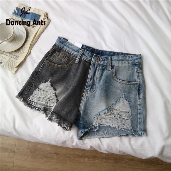 women's shorts jeans woman ripped wide-leg streetwear fashion patchwork colorblock women denim, White;black
women's shorts jeans woman ripped wide-leg streetwear fashion patchwork colorblock women denim, White;black