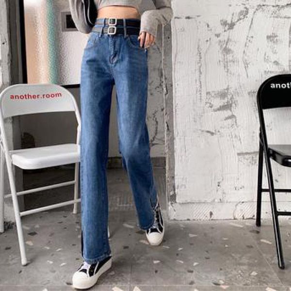 korean womens jeans denim casual high waisted jeans with poacket trouser women streetwear 2020 autumn winter1, Blue
korean womens jeans denim casual high waisted jeans with poacket trouser women streetwear 2020 autumn winter1, Blue