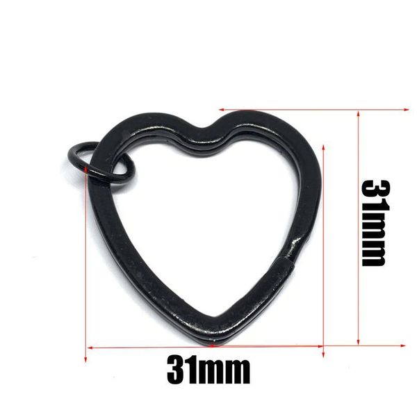 10pc/lot heart shape colorful diy metal key holder split rings keyring keychain accessories keychain making acc qylndu
10pc/lot heart shape colorful diy metal key holder split rings keyring keychain accessories keychain making acc qylndu