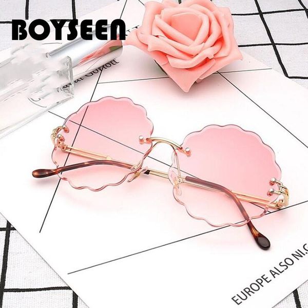 sunglasses boyseen frameless ladies flower women sun glasses color ocean piece visor 6535, White;black
sunglasses boyseen frameless ladies flower women sun glasses color ocean piece visor 6535, White;black
