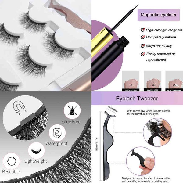 fake eyelashes wholesale 5 boxes/set magnetic eyelashes 3d mink eyeliner waterproof short handmade eyelash makeup tool 220226
fake eyelashes wholesale 5 boxes/set magnetic eyelashes 3d mink eyeliner waterproof short handmade eyelash makeup tool 220226