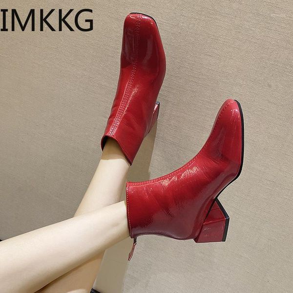 boots autumn women ankle pu leather thick high heel short winter zip square toe shoes lady shoes1, Black
boots autumn women ankle pu leather thick high heel short winter zip square toe shoes lady shoes1, Black
