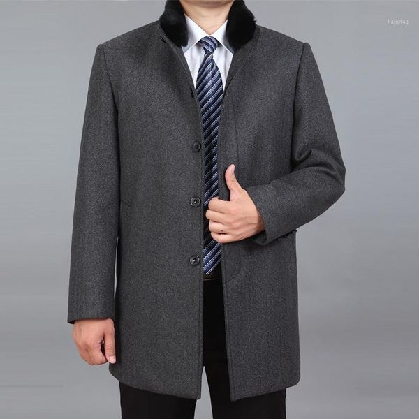 2019 mens fashion boutique wool pure color business standing collar woolen dust coats male quality slim leisure trench coats1, Black
2019 mens fashion boutique wool pure color business standing collar woolen dust coats male quality slim leisure trench coats1, Black