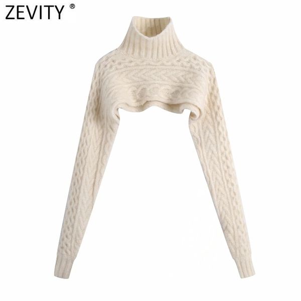 zevity new women turtleneck collar oversleeve knitting sweater female high street twist weave chic pullovers stylish s485 c1120, White;black
zevity new women turtleneck collar oversleeve knitting sweater female high street twist weave chic pullovers stylish s485 c1120, White;black
