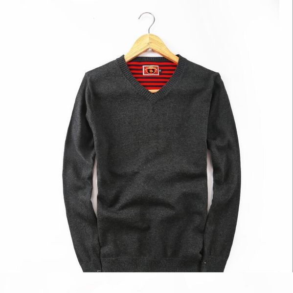 2019 new pt22638 autumn brand men's pullover v-neck 100% cotton solid color sweater long-sleeved casual sweater homme clothes, White;black
2019 new pt22638 autumn brand men's pullover v-neck 100% cotton solid color sweater long-sleeved casual sweater homme clothes, White;black