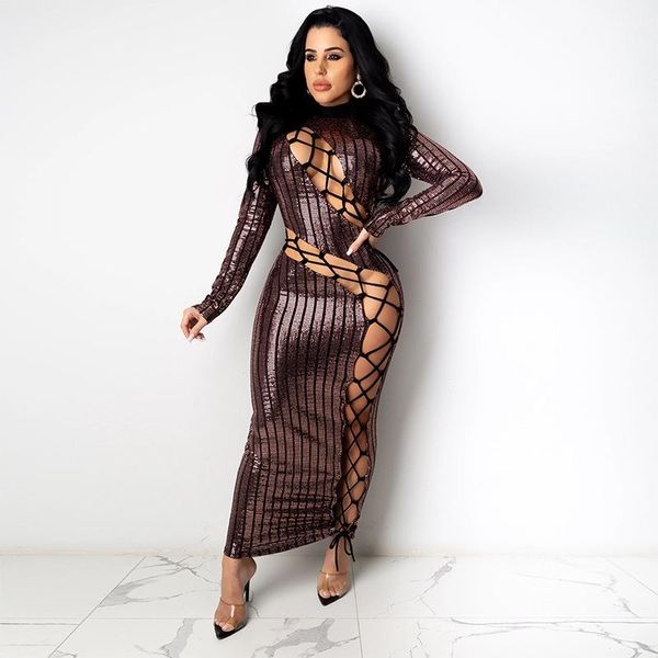 casual dresses autumn clubwear long sleeve sequin dress hollow out backless women party night bandage bodycon maxi for, Black;gray
casual dresses autumn clubwear long sleeve sequin dress hollow out backless women party night bandage bodycon maxi for, Black;gray
