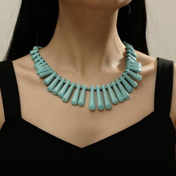 chokers women natural stone india onyx turquoises necklace tiger eye water drop beads sector statement neck chain female party jewelry, Golden;silver
chokers women natural stone india onyx turquoises necklace tiger eye water drop beads sector statement neck chain female party jewelry, Golden;silver