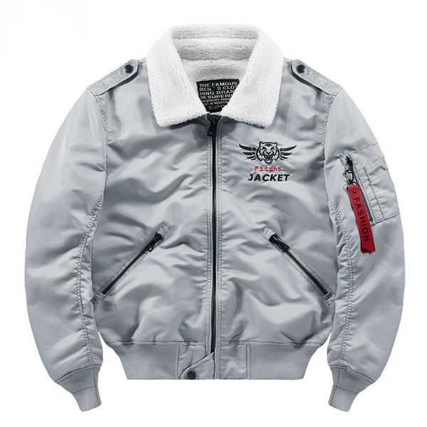 bomber jacket men windbreaker military pilot jacket winter thick multi-pocket baseball jackets men ropa de hombre c1212, Black
bomber jacket men windbreaker military pilot jacket winter thick multi-pocket baseball jackets men ropa de hombre c1212, Black