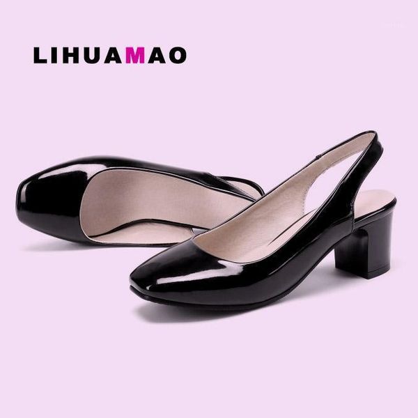 lihuamao patent leather summer women high heels sandals block heels shoes office career wedding party1, Black
lihuamao patent leather summer women high heels sandals block heels shoes office career wedding party1, Black