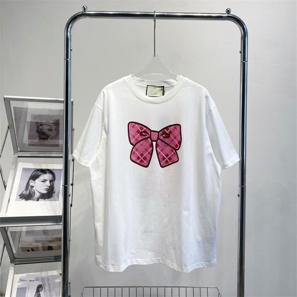 2022 summer version of new age reducing girls' diamond bow round neck short sleeve white t-shirt
2022 summer version of new age reducing girls' diamond bow round neck short sleeve white t-shirt